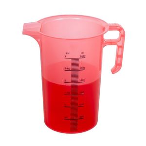 Pro-Measures Polypropylene Measuring Jug Red 3Ltr - HP861 - 3
