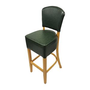 Hanoi Bar Chair in Soft Oak with Bison Cedar Vinyl - HP790 - 1