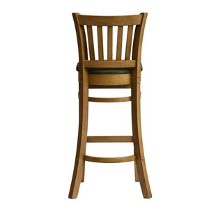 Manhattan Bar Chair in Weathered Oak with Shetland Forest Seat - HX868 - 3