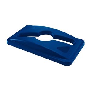 Rubbermaid Slim Jim Mixed Recycling Lid Blue - HY016 - 1