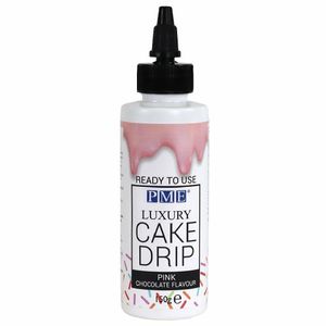 PME Luxury Cake Drip Pink Chocolate Flavour 150g - HU281 - 1