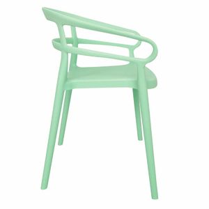 Bolero Mateo Caf? Chairs Mint Green (Pack of 2) - DX981 - 3
