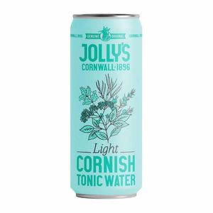 Jolly's Cornish Tonic Water Light Cans 200ml (Pack of 24) - HN946 - 1
