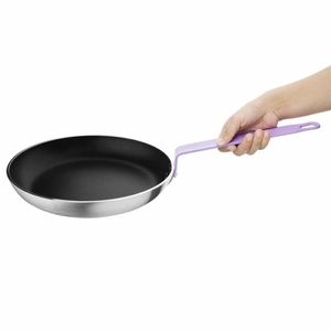 Hygiplas Aluminium Non-stick Teflon Platinum Plus Frying Pan with Purple Handle 28cm - HT969 - 3