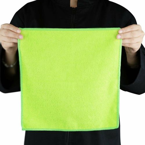 Jantex Microfibre Cloths Green (Pack 5) - HX270 - 2
