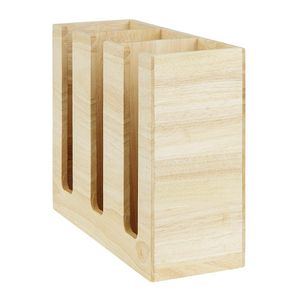 Olympia Cup Organiser Hevea Wood 340x120x240mm - HX394 - 3