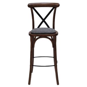 Bristol Bar Chair in Vintage with Shetland Smoke Seat - HX891 - 3