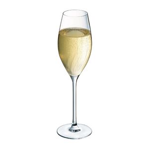 Cristal d'Arques Swirly Flute Glasses 240ml (8 Pack) - HZ402 - 3