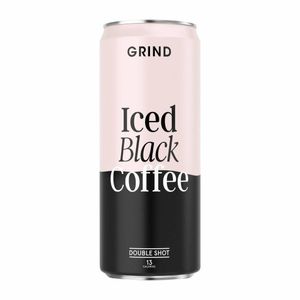 Grind Iced Black Coffee Cans 250ml (Pack of 8) - KA271 - 1