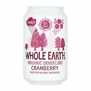 Whole Earth Organic Sparkling Cranberry Drink 330ml (Pack of 24) - KA522 - 1