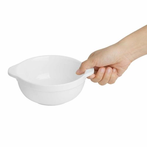Olympia Whiteware Eared Bowls 640ml (Pack of 4) - HP854 - 5