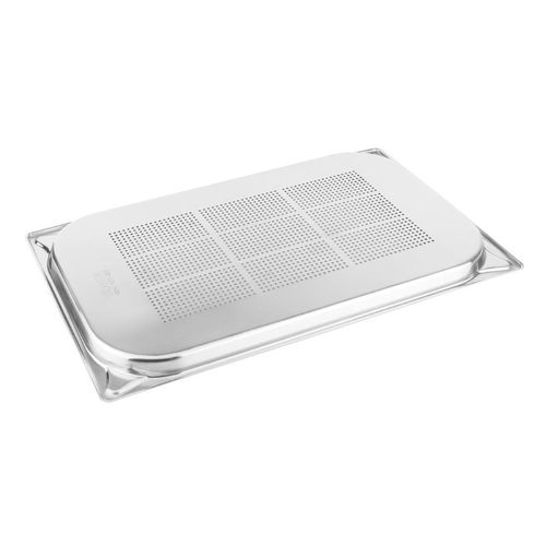Vogue Stainless Steel Heavy Duty Perforated 1/1 Gastronorm Tray 20mm - DM971 - 6