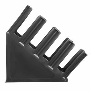 Olympia Kristallon Cup Holder 4-Slots Polypropylene Black - HC437 - 3