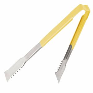 Vollrath Versagrip Tongs Flat Yellow 12'' - HY165 - 1