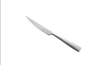 Genware Square Steak Knife 18/0 (Dozen) - 1