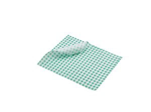Greaseproof Paper Green Gingham Print 25 x 20cm - 1
