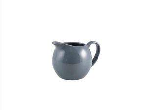 Genware Porcelain Grey Jug 14cl/ 5oz (Pack of 6) - 1