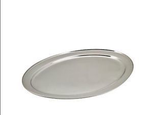 GenWare Stainless Steel Oval Flat 60cm/ 24" - 1