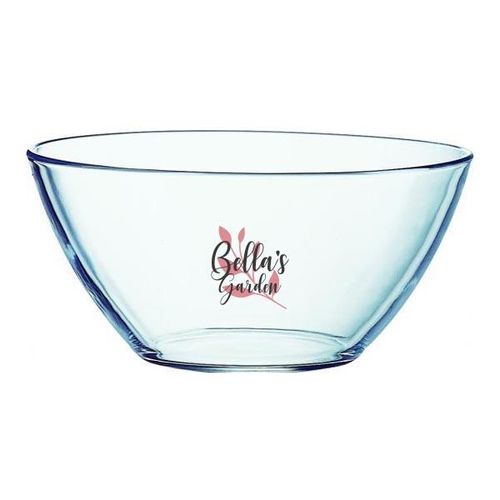 Custom Branded Cosmos Glass Serving Bowl (230mm) - 1