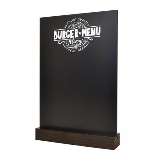 Custom Branded Tabletop Menu Chalkboard A4 - 1