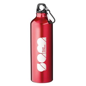 Custom Branded Aluminium Bottle With Carabiner (800ml) - 3