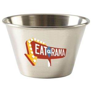 Custom Branded 6oz Stainless Steel Ramekin - Silver - 1