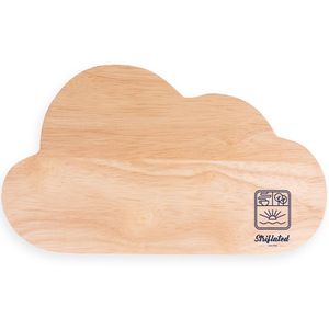 Custom Branded Cloud Shape Wooden Chopping Board (300x180mm) - 1