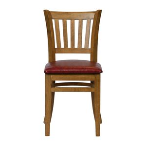 Turin Dining Table with 4 Manhattan Dining Chairs Weathered Oak with Bison Bordeaux - JA219 - 3