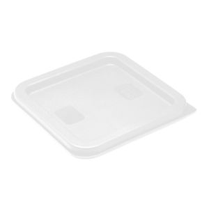 Hygiplas Square Food Storage Container Lid White Small - HY416 - 1