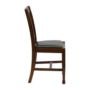 Lattice Back Dining Chair in Vintage Wood with Bison Cedar Seat (6 Pack) - JA282 - 3