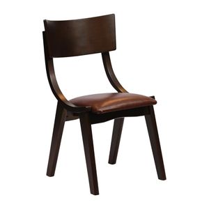 Chelsea Dining Chairs in Dark Walnut with Bison Espresso Seats (6 Pack) - JA240 - 1