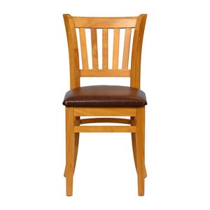 Turin Dining Table with 4 Manhattan Chairs in Soft Oak with Bison Espresso - JA208 - 3