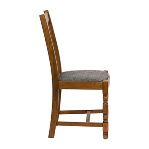 Thame Dining Chair in Weathered Oak with Shetland Smoke Seat (6 Pack) - JA261 - 3