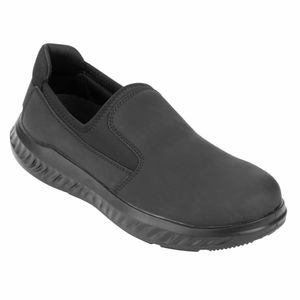 Slipbuster Steel Toe Slip On Shoes Black Size 38 - BA211-38 - 1