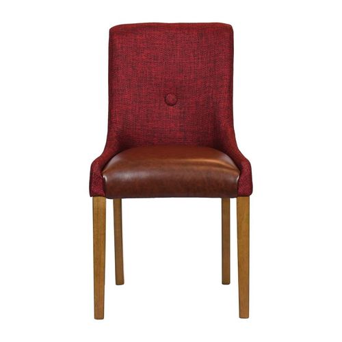 Bath Weathered Oak Dining Chair with Scarlett Back & Espresso Seat (6 Pack) - JA299 - 2