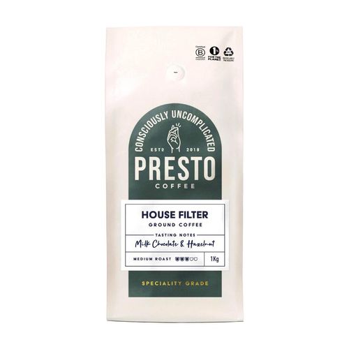 Presto Coffee House Filter Ground Coffee 1kg - KA732 - 1