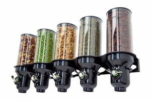 H50M-BL-FF Organic & Dry Food Dispenser - 1