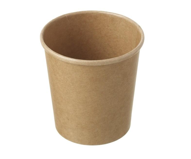 BioPak 16oz PLA Kraft PLA Soup Container - Case of 500 - 1531 - 1