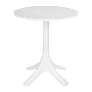 Bolero Mateo 600mm Round Café Table - White - SA832 - 1