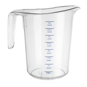Vogue Polycarbonate Measuring Jug 4Ltr - HW979 - 3