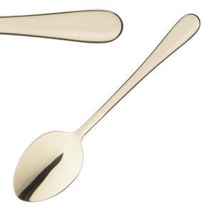 Olympia Buckingham Dessert Spoons Champagne Gold (12 Pack) - HZ233 - 1