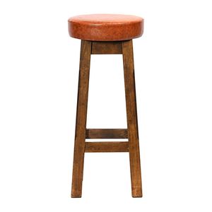 Everyday Wessex Vintage High Stool with Bison Tan Seat (2 Pack) - JF966 - 1