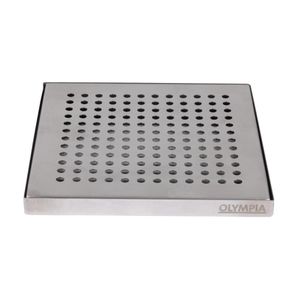 Olympia Stainless Steel Drip Tray 150x150mm - JB126 - 1