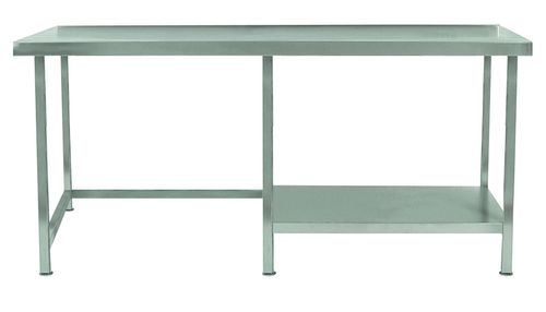 Parry Stainless Steel Table With Part Undershelf - TABHL21600 - 1