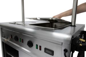 Parry Mobile Bain Marie Servery With Gantry - MSB9G - 6