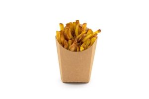 Large Kraft Compostable Chip Scoop (Full Case of 500 per case) - GP5430029 - 1