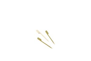 Bamboo Gun Shaped Paddle Skewers 9cm/ 3.5 (100pcs) - BMBGS9 - 1