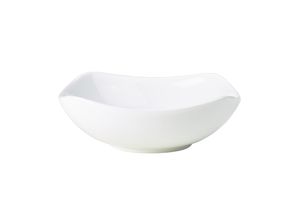Genware Porcelain Rounded Square Bowl 15cm/ 6 (Pack of 6) - 364416 - 1