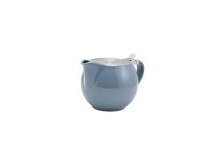 GenWare Porcelain Grey Teapot with St/ St Lid & Infuser 50cl/ 17.6oz (Pack of 6) - 395950G - 1