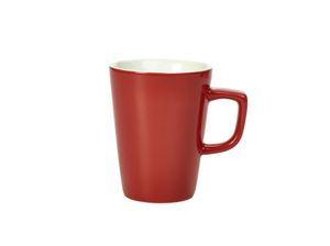 Genware Porcelain Red Latte Mug 34cl/ 12oz (Pack of 6) - 322135R - 1